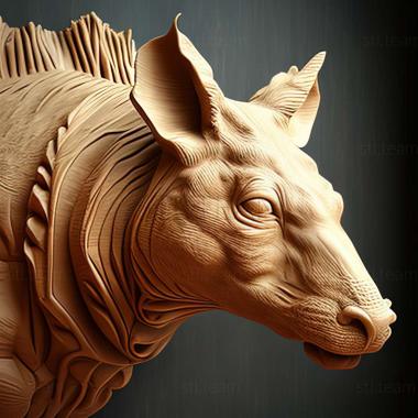 3D model Neotherium mirum (STL)